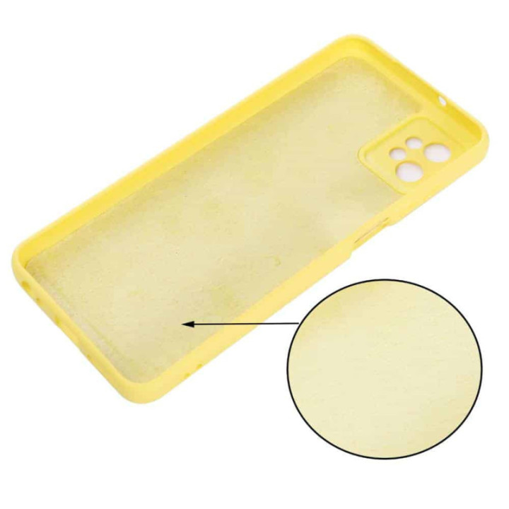 Liquid silikone cover Motorola Moto G32 - Gul