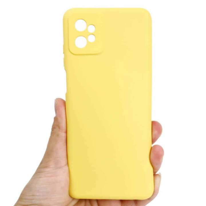 Liquid silikone cover Motorola Moto G32 - Gul