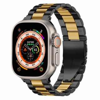 Armband rostfritt stål Apple Watch Ultra (49mm) - Blackgold