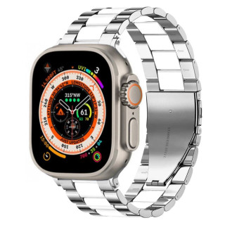 Armbånd Rustfrit stål Apple Watch Ultra (49mm) - Silverwhite
