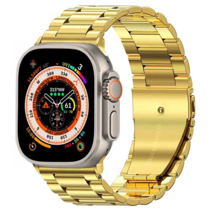 Armband rostfritt stål Apple Watch Ultra (49mm) - Gold