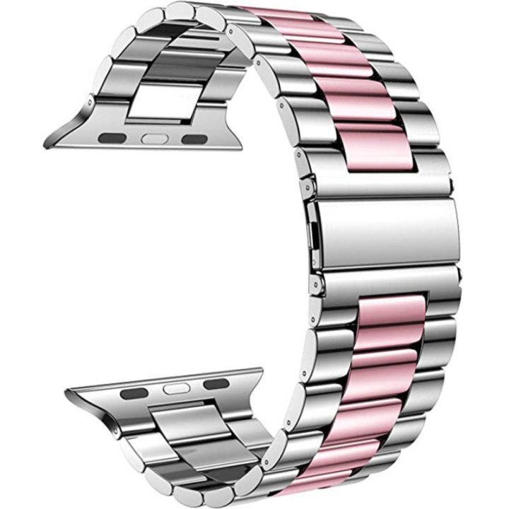 Armbånd Rustfrit stål Apple Watch Ultra (49mm) - Silverpink