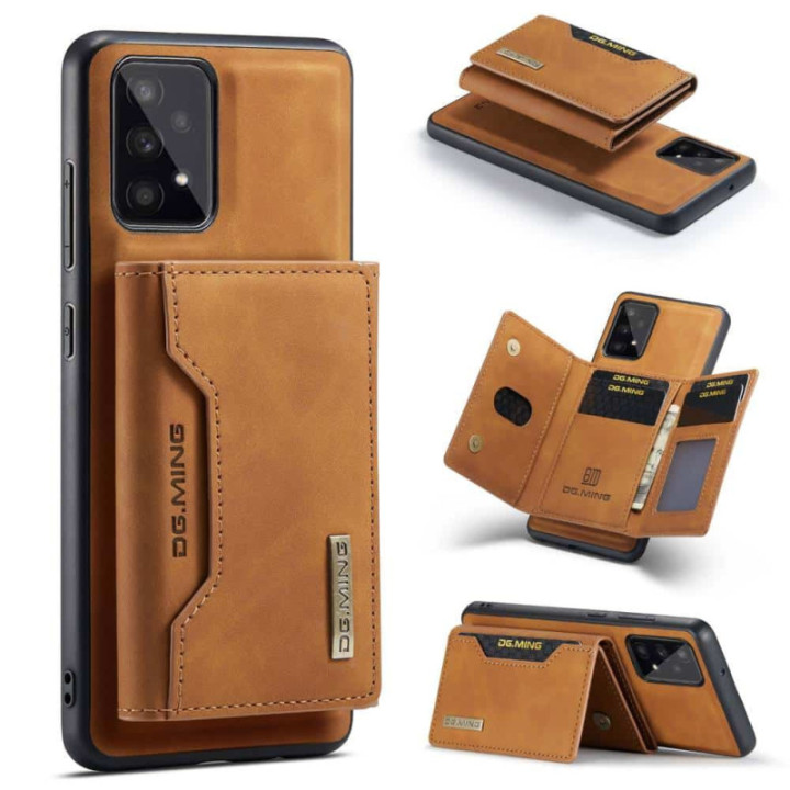 DG-Ming M2 2in1 Handyhülle Samsung Galaxy A53 5G - Braun