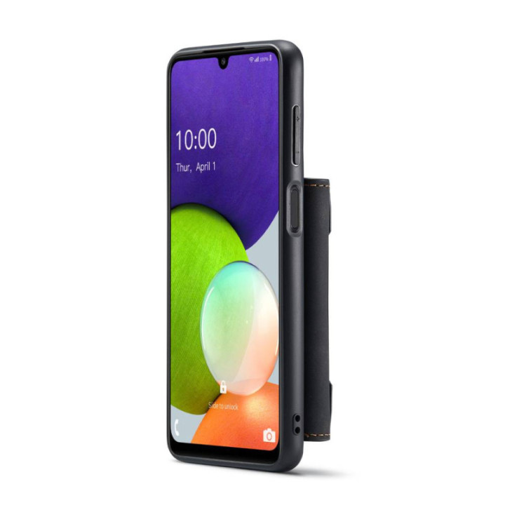 DG-Ming M2 2in1 Handyhülle Samsung Galaxy A22 4G - Schwarz