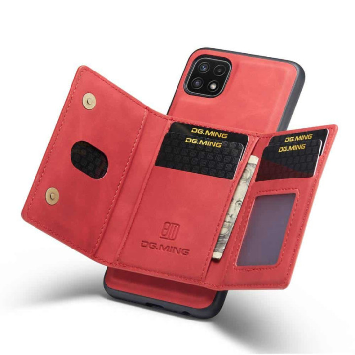 DG-Ming M2 2in1 Handyhülle Samsung Galaxy 22 5G - Rot