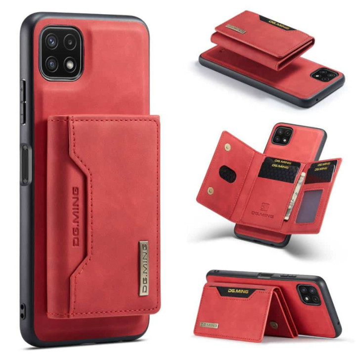DG-Ming M2 2in1 Handyhülle Samsung Galaxy 22 5G - Rot