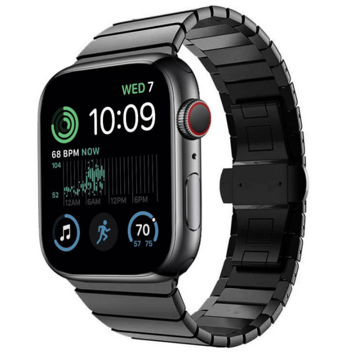 Armbånd RSF Butterfly Apple Watch SE 2022 (44mm)- Sort