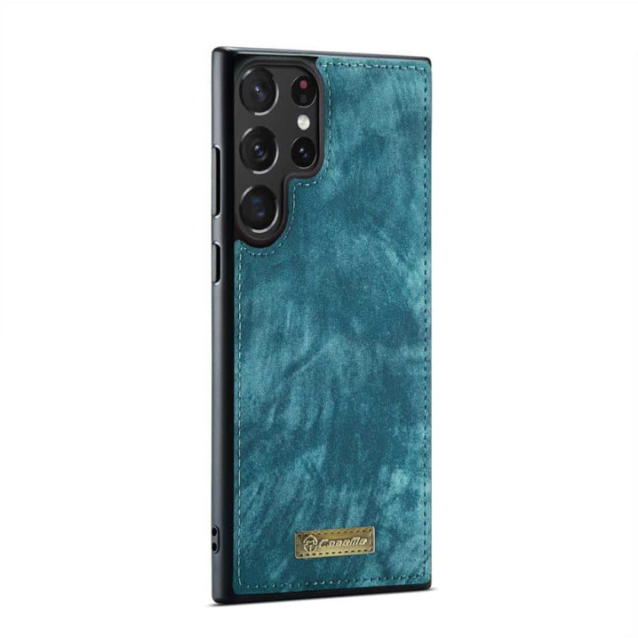 Multi Wallet CaseMe 11-kort Samsung Galaxy S23 Ultra - Blå