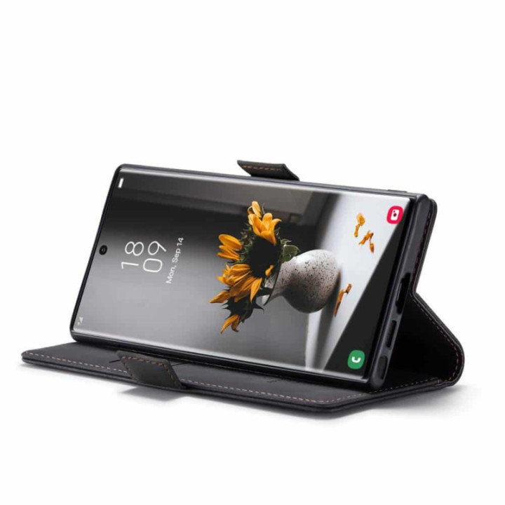 CaseMe Smart Magnet FlipCase Samsung Galaxy S23 Ultra - Svart