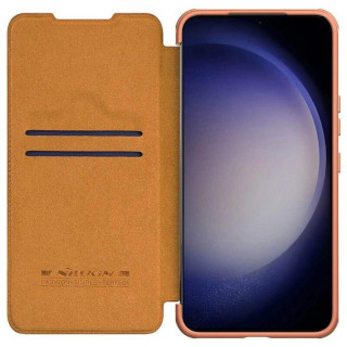 Nillkin Qin Pro läppäkotelo Samsung Galaxy S23 - Ruskea