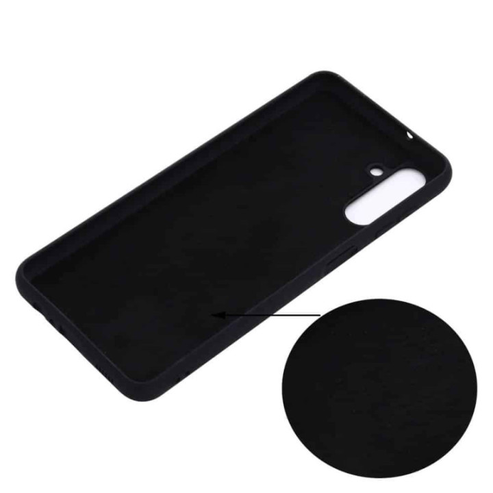 Liquid silikon skal Samsung Galaxy A13 5G - Svart