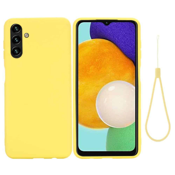Liquid suojakuori Samsung Galaxy A13 5G - Keltainen