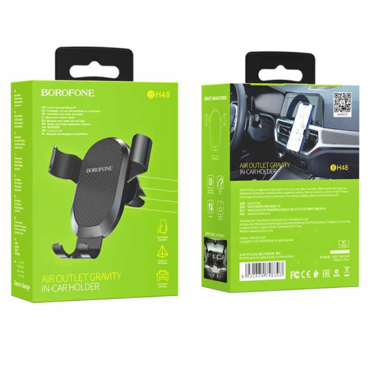 Borofone BH48 Warrior Gravity bilholder