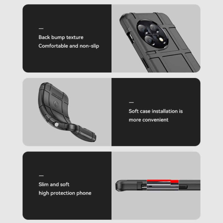 Rugged Shield skal OnePlus 11 - Grön