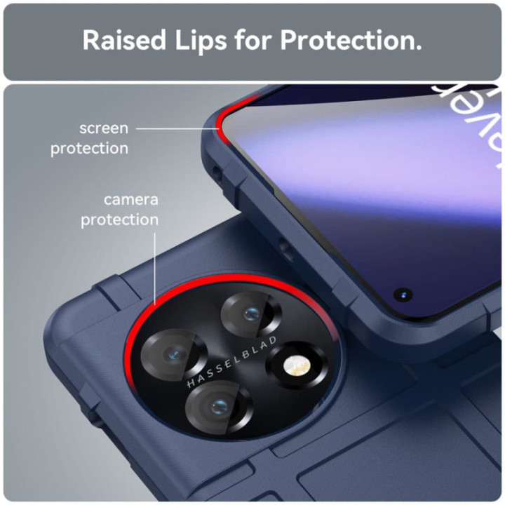 Rugged Shield cover OnePlus 11 - Blå