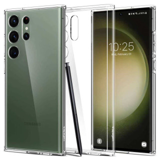 Spigen Liquid Crystal kuori Samsung Galaxy S23 Ultra - Crystal clear