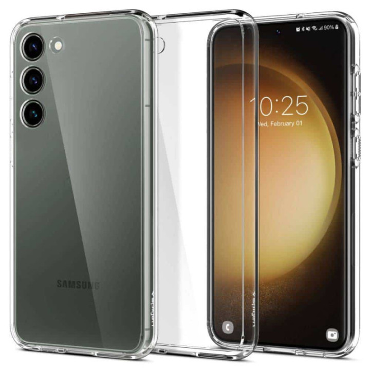 Spigen Liquid Crystal hülle Samsung Galaxy S23 - Crystal clear