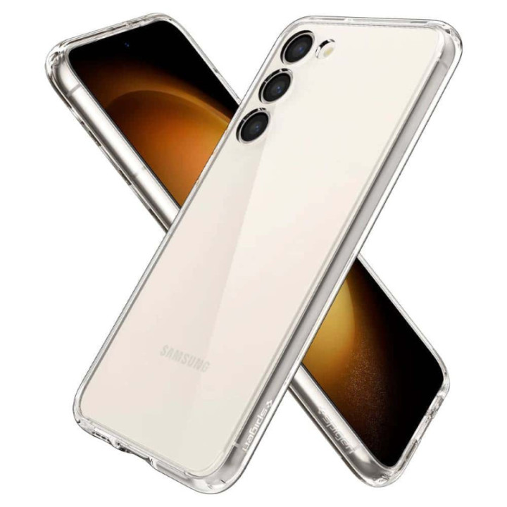 Spigen Liquid Crystal deksel Samsung Galaxy S23 - Crystal clear