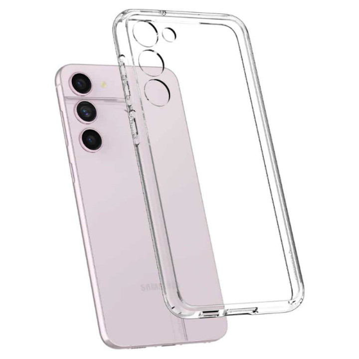 Spigen Liquid Crystal deksel Samsung Galaxy S23 - Crystal clear