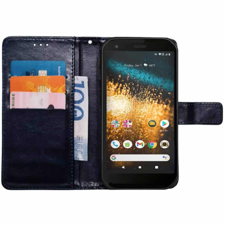 Mobile wallet 3-card CAT S62 - Darkblue
