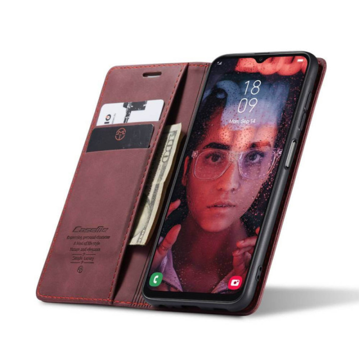 CaseMe Smart Magnet FlipCase Samsung Galaxy A54 5G - Vinrød