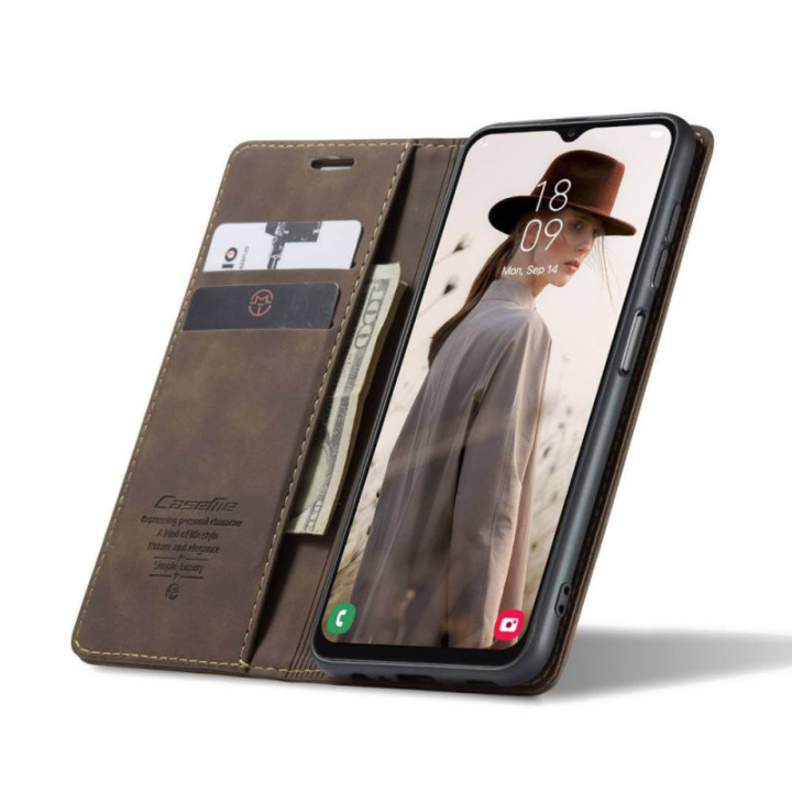 CaseMe Smart Magnet FlipCase Samsung Galaxy A54 5G - Coffee