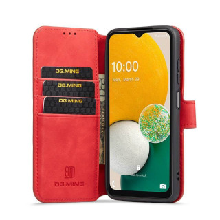 DG-Ming Lommebokdeksel 3-kort Samsung Galaxy A13 5G - Rød