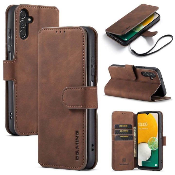 DG-Ming Wallet Case 3-card Samsung Galaxy A13 5G - Coffe