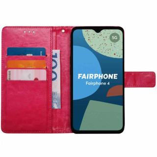 Lompakkokotelo 3-kortti Fairphone 4 - Vaaleanpunainen
