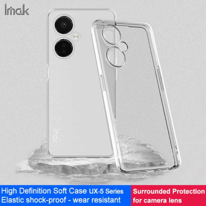 Imak Soft Case UX-5 deksel OnePlus Nord CE 3 - Gjennomsiktig