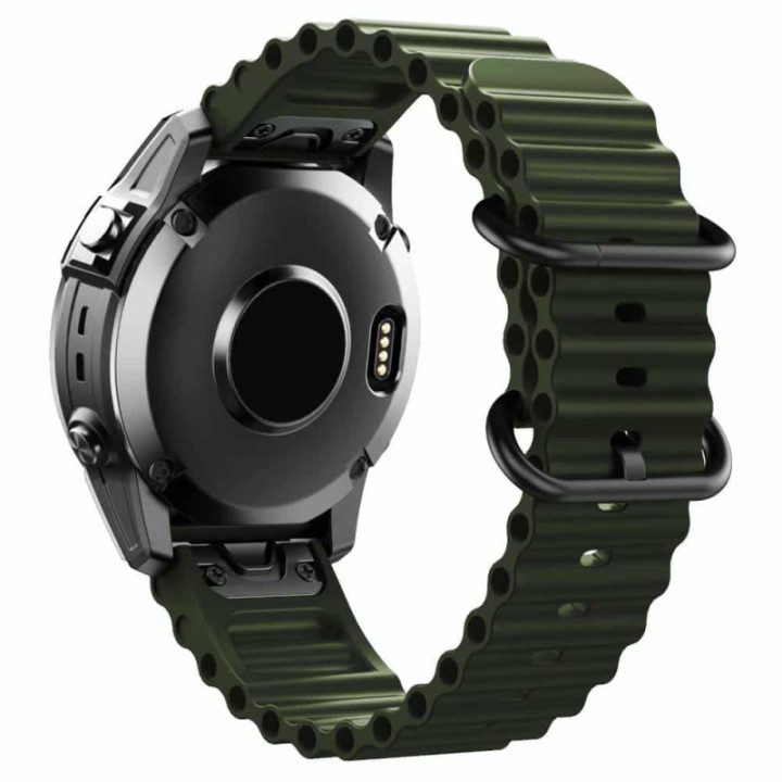 Ocean urheiluranneke Garmin Fenix 7X - Army