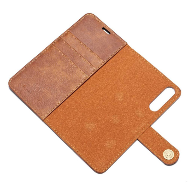 Mobil lommebok DG-Ming 2i1 Sony Xperia 10 V - Brun