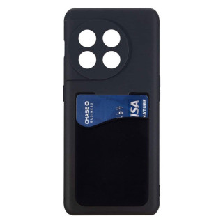 Silikonhülle mit Kartenhalter OnePlus 11 – Schwarz