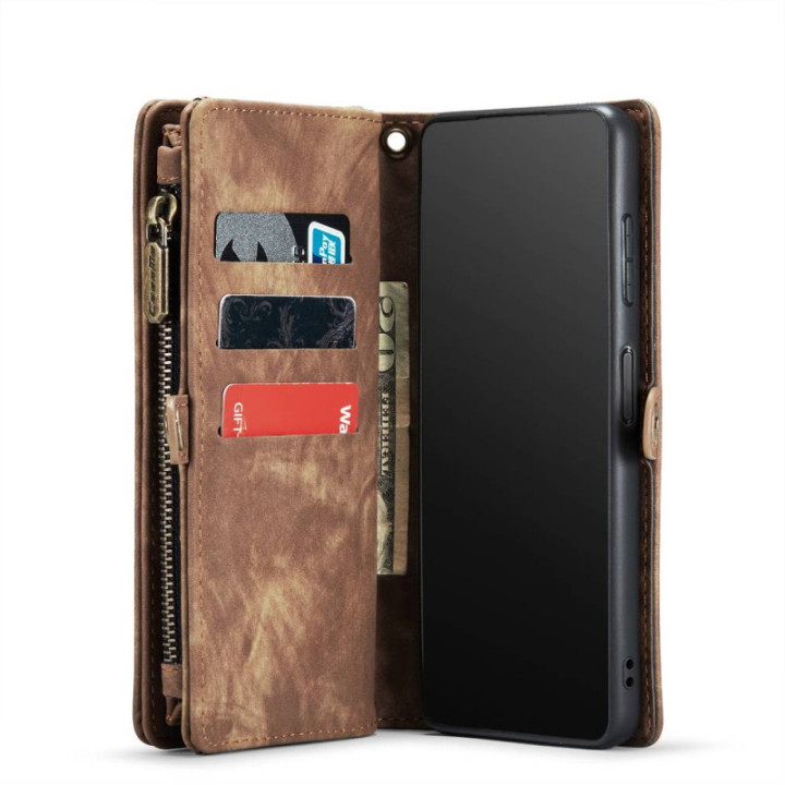 CaseMe Wallet Case 11-card Samsung Galaxy A32 5G - Brown