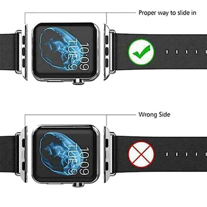 Armbånd Skrue Adapter Apple Watch SE 2022 (44mm) - Rose