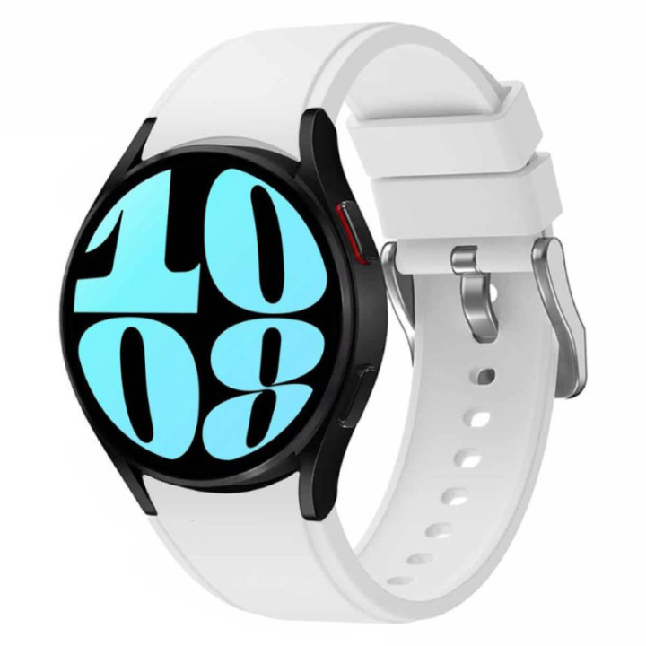Silikon Armband No-Gap Samsung Galaxy Watch 6 (40mm) - Weiß