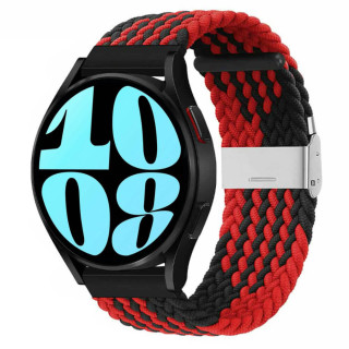 Geflochtenes Elastisches Armband Samsung Galaxy Watch 6 (40mm) - Rot/Schwarz