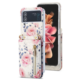 POLA Flower case Samsung Galaxy Z Flip 4 - White