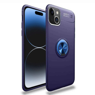 Slim Ring deksel Apple iPhone 15 - Blå 