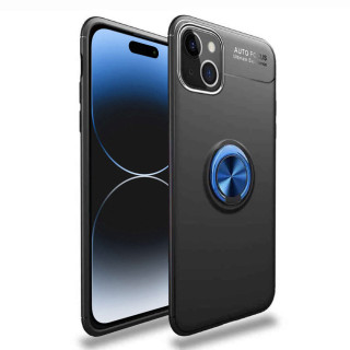 Slim Ring case Apple iPhone 15 - Black/blue