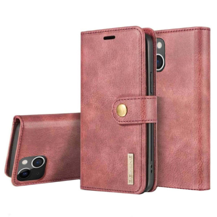 Wallet DG-Ming 2i1 Apple iPhone 15 - Rød