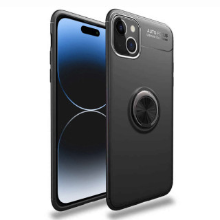 Slim Ring cover Apple iPhone 15 Plus - Sort