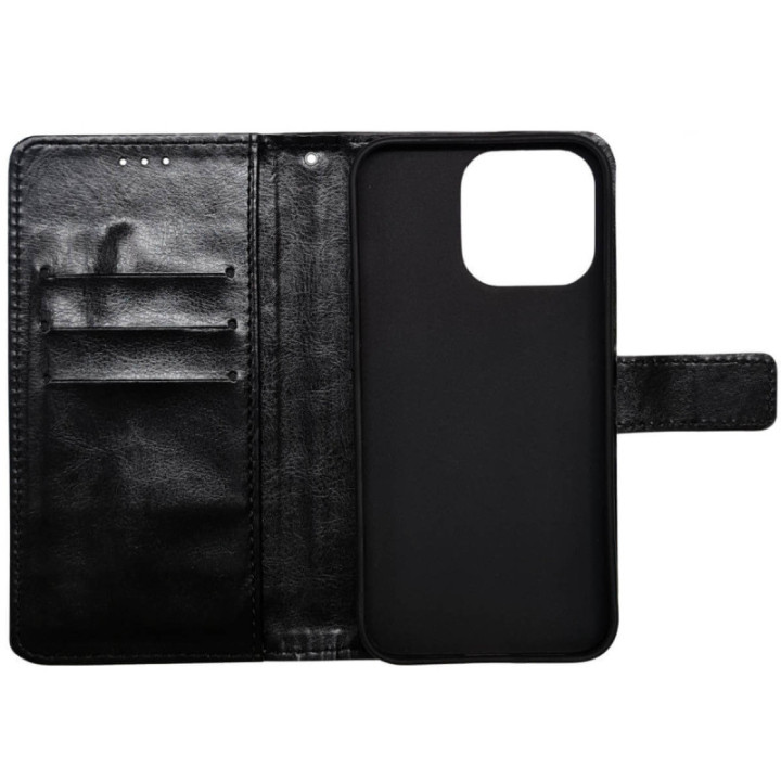 Wallet cover 3-kort Apple iPhone 15 Pro - Sort