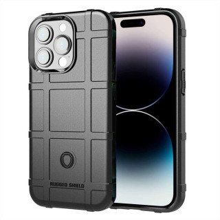 Rugged Shield deksel Apple iPhone 15 Pro - Svart