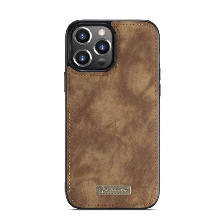 CaseMe Multi Tasche 11-Karten Apple iPhone 15 Pro - Braun
