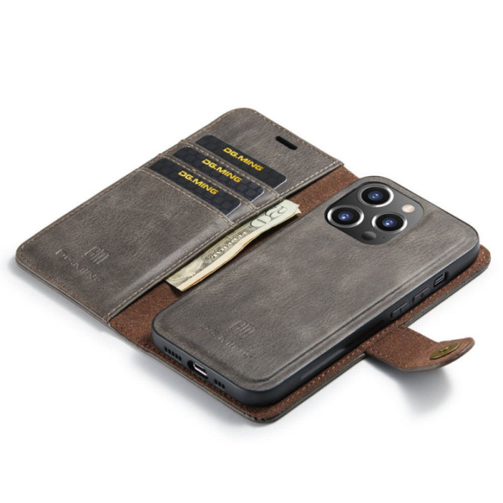 WalletCase DG-Ming 2i1 Apple iPhone 15 Pro - Grey