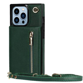 Zipper Halskette hülle Apple iPhone 15 Pro Max - Grün