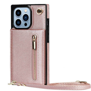 Zipper halskæde cover Apple iPhone 15 Pro Max - Rose