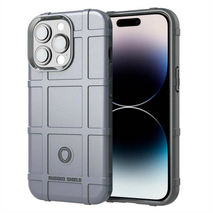 Robustes Shieldhülle Apple iPhone 15 Pro Max - Grau