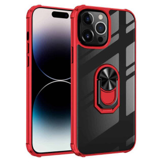 Clear Ring case Apple iPhone 15 Pro Max - Red